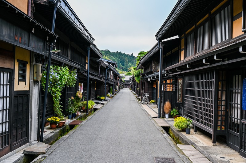 飛騨高山の古い街並み